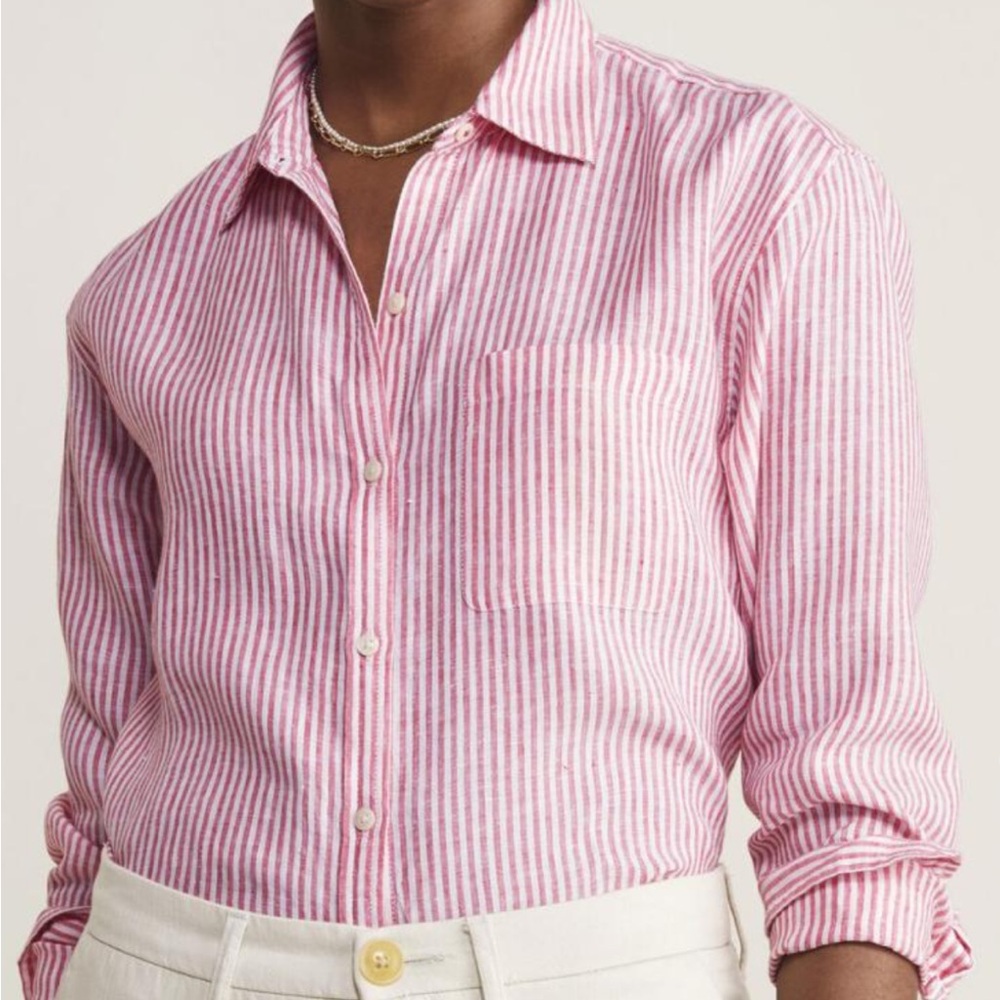 Women’s vineyard vines linen top size small NWT
